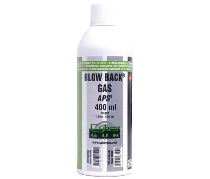 Cybergun SUPER BLOW BACK GAS APS3 Airsoft Gas inhoud 400 ml